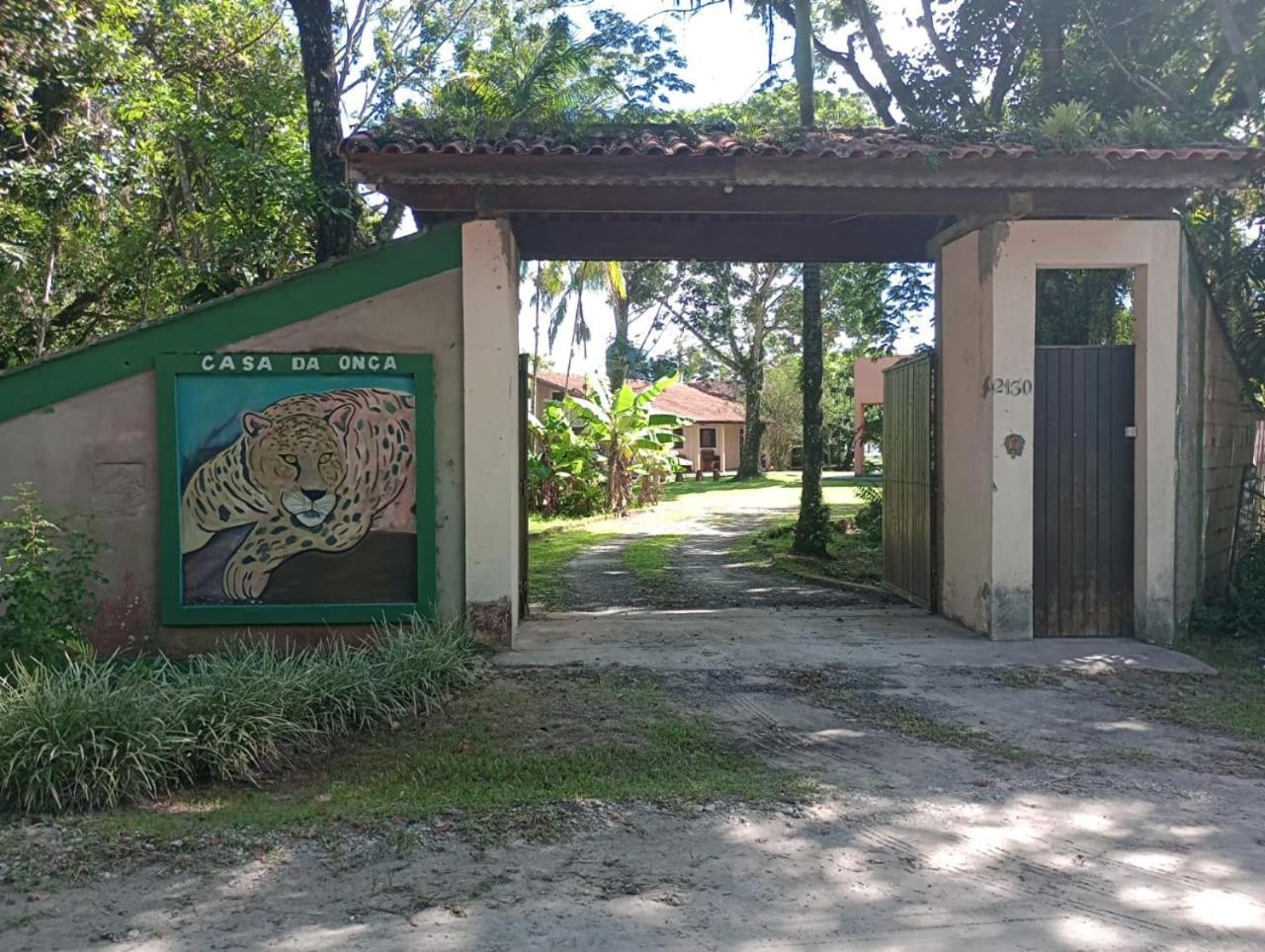 Pousada Casa Da Onca Ilha Comprida Exteriör bild